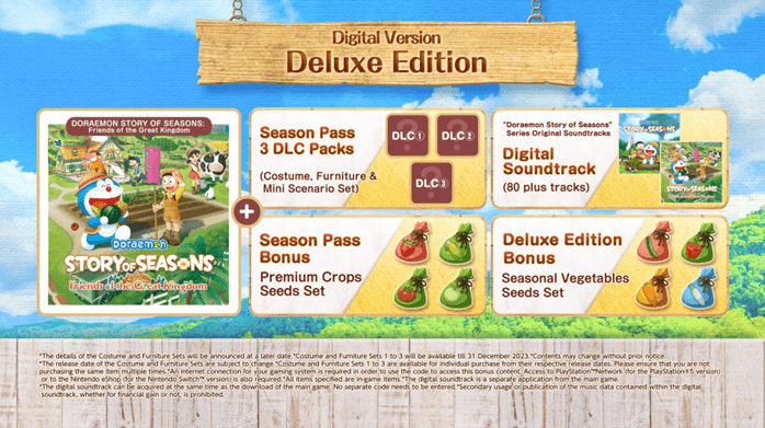 DORAEMON STORY OF SEASONS: Friends of the Great Kingdom - Deluxe Edition